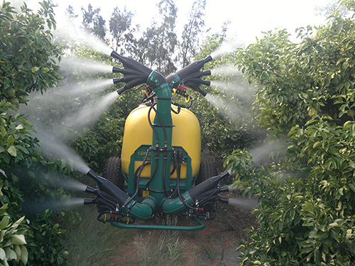 Sprayer with 4 olive sprayhead - citrus