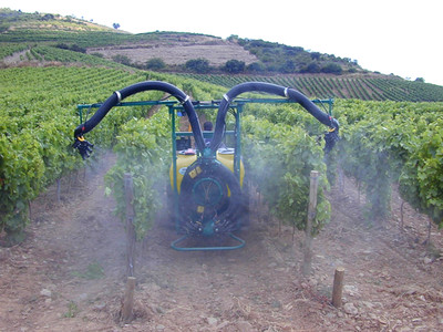 Складная гидравлическая головка Douro с 2 насадками + 2 насадки - Виноградник