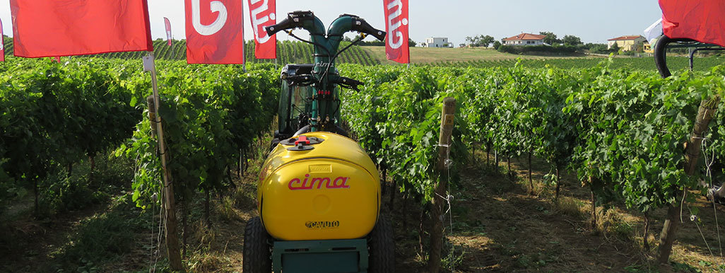 ATOMIZZATORE PNEUMATICO A BASSO VOLUME SNODATO LINK - TESTATA 4 MANI 2 CANNONI