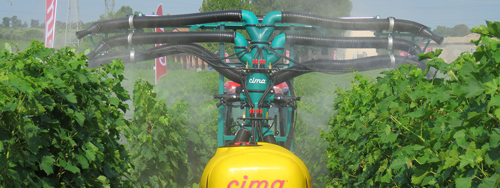 Atomizzatore pneumatico snodato Link  - testata MULTI-VITIS 6