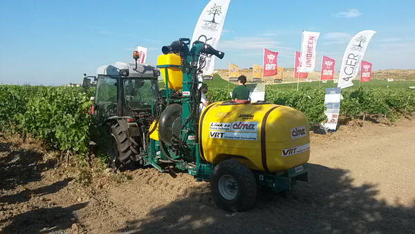 VRT sprayer at Enovitis 2015