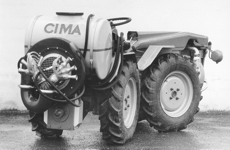 One of the first CIMA's sprayer