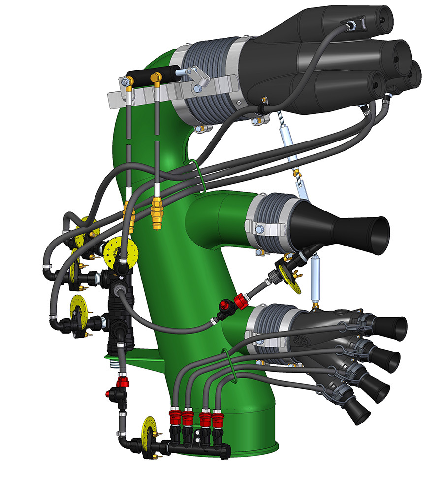 Cannon jet sprayhead